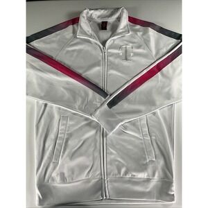 T Mobile Jacket Mens XL White Full Zip Mock Neck Employee Uniform
